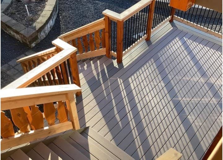 Elevated Deck with River View — view 2