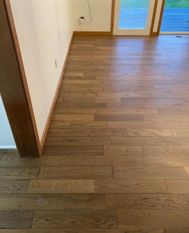 Engineered Flooring Repair — finished floor