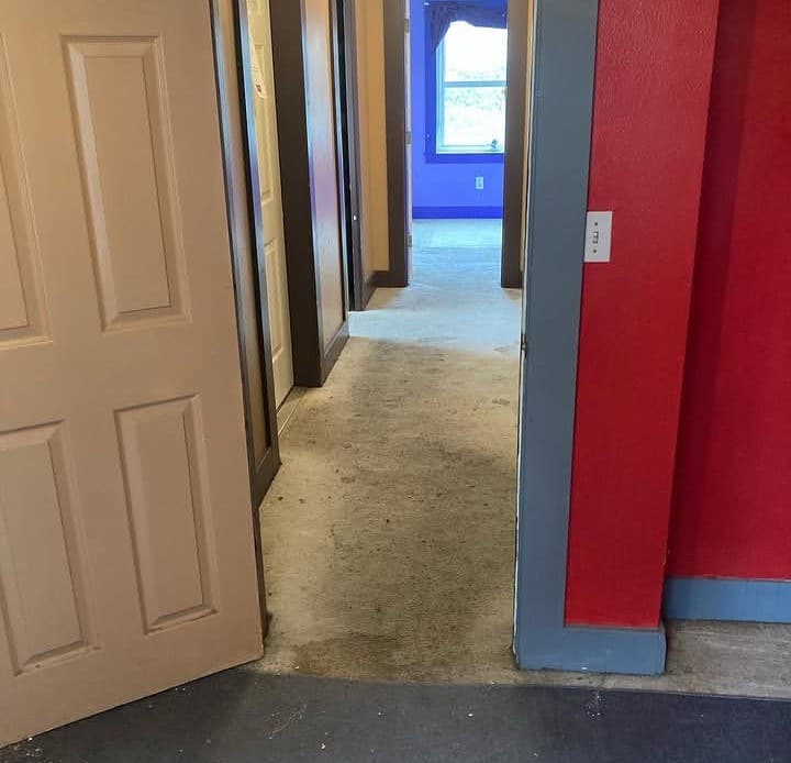 Living & Bedroom Remodel with New Flooring — before